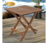 Table de jardin Table pliante Side LOS ANGELES, pliable, huilé