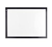 Table lumineuse A3/A4, Bloc lumineux A3/A4 avec variateur d'intensité tactile, Tableau de Copie à LED A3/A4 Super Mince pour Tableau de Dessin pour tatouage, trace, dessin (blanc A3, 47*34.5*0.5CM)