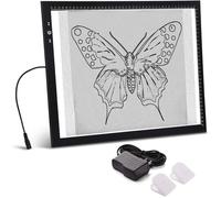 Table lumineuse A3 HSK - 6000 lux - Intensité variable - Adaptateur 12V - Bouton verrouillage