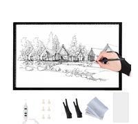 Table lumineuse LED A0 A1 A2 A3 A4, planche de traçage ultra-fine avec luminosité réglable, planche magnétique pour dessin, peinture diamant, esquisse, animation, tatouage, vinyle