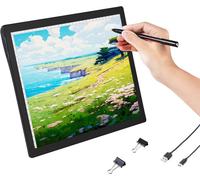 Table lumineuse LED A4 - Tableau lumineux Tracing Pad - Boîte lumineuse rechargeable - Table à dessin pour artistes et designers