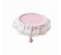 Table Maison Poupée Décoratif, Rose, Table Basse en Velours Rose | Shabby Chic, Table Miniature, Collectionneurs