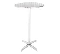 Table Mange-debout - Bolero - Flip Top - Inox - Rond - 600 mm
