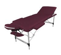 Vivezen - Table de Massage Pliante 3 Zones en Aluminium + Accessoires et Housse de Transport - Plusieurs Coloris