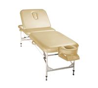 Table massage pliante aluminium relevable vigor beige