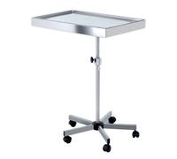 Table mayo avec pied 5 branches à roulettes