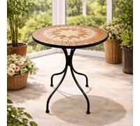 Table mediteraner Table mosaïque mosaïque décorative Table de jardin mobilier de jardin table de bistrot 60 x 70 cm