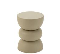 Table métal crème h.43.5cm