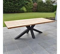 Table métal teck recyclé 240 conceptual