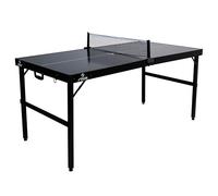 Table midi Compact de STIGA : Table de ping Pong Moyenne de 152 x 76 cm, Pliable et dotée d'une poignée. pour Le Jeu en intérieur en Famille et Entre Amis. Filet Inclus.