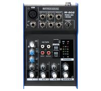 TABLE MIXAGE DJ 5 CANAUX EGALISEUR 2 BANDES PA CONTROLEUR MIXER PROFESSIONNEL