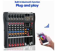 Table Mixage DJ 6 Canaux USB Bluetooth Studio Live Professionnel
