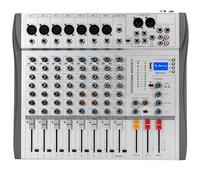 Table Mixage DJ, Carte son à 8 canaux, amplificateur, Console de mixage, Interface USB Bluetooth, préamplificateur de Microphone