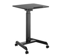 Table mobile pour PC portable hauteur reglable roulettes debout assis