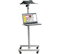 General Office Table mobile vidéoprojecteur 2 niveaux ajustables hauteur réglable charge max 15 kg