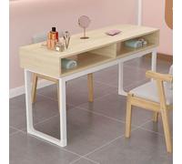 Table moderne avec tiroirs de rangement - Station de manucure professionnelle pour spa et salon de beauté - Bureau en bois pour artistes et techniciens des ongles