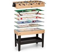 Game-Star Table multijeux15 jeux babyfoot billard ping pong MDF