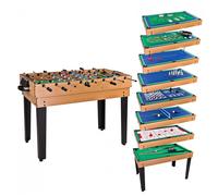 Table multi-jeux 15 jeux en 1 - baby foot - billard - tennis table etc D70151