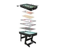 Table multi-jeux 16-en-1 noire