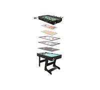 Table multi-jeux 16-en-1 pliable noire