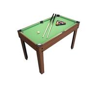 Table Multi Jeux 20 en 1 sur pied - Multifonction - Plateaux modulables et accessoires pour 20 jeux - 122x61x84 cm Marron G