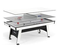 Table multi-jeux 3 en 1 - SOKKER - Samurai - Air Hockey, Ping-Pong et convertible Table dînatoire