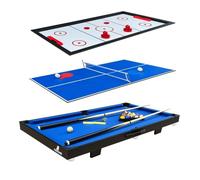 Cougar Mini table de jeu All-in-One 3-in-1 Multigame multi-fonctions Bleu