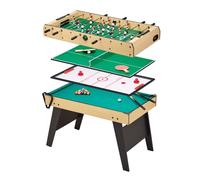 Table multi jeux KANGUI Table Multi Jeux 4 en 1 - Baby-foot et Billard