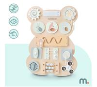 Table Multi-Jeux- Table sensorielle Montessori en bois - MAMABRUM - Mamabrum - Forme d'ours - Motricité fine