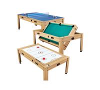 Table Multi Pro Rotative Adulte 7FT - Bois Clair
