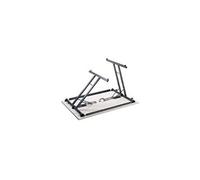 Table multi-usages pliante l 120 x p 80 cm - plateau gris foé - gris foncé - nc
