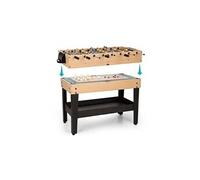 OneConcept Table multijeux Game-Star 15 jeux babyfoot billard ping-pong MDF