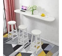 Table Murale à abattant, Bureau Mural Pliant, Table Pliante pour buanderie, établi Pliable, Bureaux flottants en Bois, pour Petits espaces