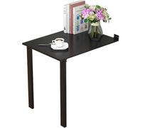 Table Murale à Abattants, Table Pliante E0 Class, Table D’appoint Kitche Dual Fuctio Foldig, Table De Bar Espace économisant Furiture, Black, 120X60CM