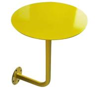 Table murale avec porte-cartes, plateau de salon, petite table d'appoint pour café, bureau de bistrot mural avec pieds en métal