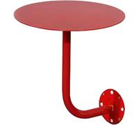 Table murale avec porte-cartes, plateau de salon, petite table d'appoint pour café, bureau de bistrot mural avec pieds en métal