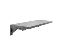 Table Murale en Acier Inoxydable, étagères de Service flottantes, étagère de Rangement Pliable, for la préparation des Repas, Chambre à Coucher à la Maison(120x30cm)