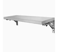 Table Murale Escamotable - Bureau Flottant Gain de Place pour Buanderie, Cuisine & Bar | Étagère Renforcée Installation Facile | Rangement Pliant Murale pour Espaces Restreints 60x40cm/24x16in