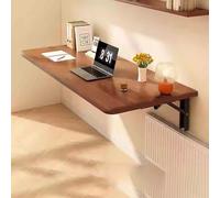 Table murale pliable - Bureau flottant peu encombrant pour cuisine, salle à manger, bureau, buanderie - Design pliable polyvalent pour un rangement et une utilisation faciles