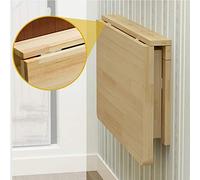 Table murale pliable - Bureau multifonction peu encombrant, table à manger, table basse pour petits espaces, parfaite pour bureau, balcon, salon et entrée