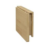 Table murale pliable en bois multifonction pour cuisine, salle à manger, établi d'ordinateur flottant pour la maison et le bureau (80 x 40 cm)