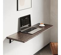 Table murale pliable en bois pour économiser de l'espace - Bureau de cuisine - Table pliante murale (70 x 40 cm) - Table de bar compacte - Solution de salle à manger multifonctionnelle.