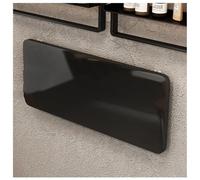 Table murale pliable en MDF pour balcon, cuisine ou chambre à coucher, 40 x 30 cm, idéale pour les petits espaces et les besoins de salle à manger Noir