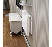 Table murale pliable en pin blanc pour enfants, design compact robuste pour la maison, le bureau, les études, gain de place (70 x 40 cm)