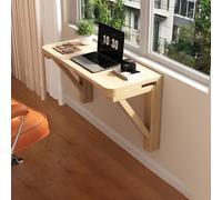 Table murale pliable et peu encombrante - Établi polyvalent pour cuisine et buanderie - Design compact pour un rangement facile et une utilisation pratique