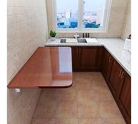 Table murale pliable multifonction pour cuisine, bureau et buanderie, table de salle à manger pliante compacte pour petits espaces, facile à installer