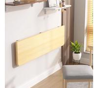 Table murale pliable multifonction pour économiser de l'espace Table de cuisine Table pliante pour jardin terrasse cour - (couleur : bois, taille : L)