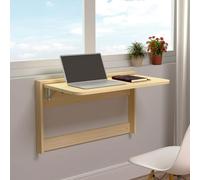 Table murale pliable multifonctionnelle cachée pour petits espaces cuisine, bureau, salle à manger et utilisation à la maison - Design compact en bois pour une fonctionnalité polyvalente