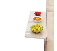 Table murale pliable pour cuisine, salle à manger, bureau peu encombrant pour les postes de travail et le linge, étagère pliante compacte pour petits espaces