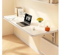 Table murale pliable pour économiser de l'espace pour bureau, chambre à coucher, cuisine et salon, bureau pliable compact pour l'organisation du travail et de la maison